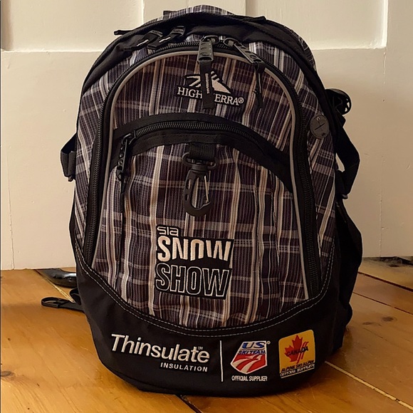 High Sierra Thinsulate backpack, 4 top zip pocket. - Picture 3 of 7